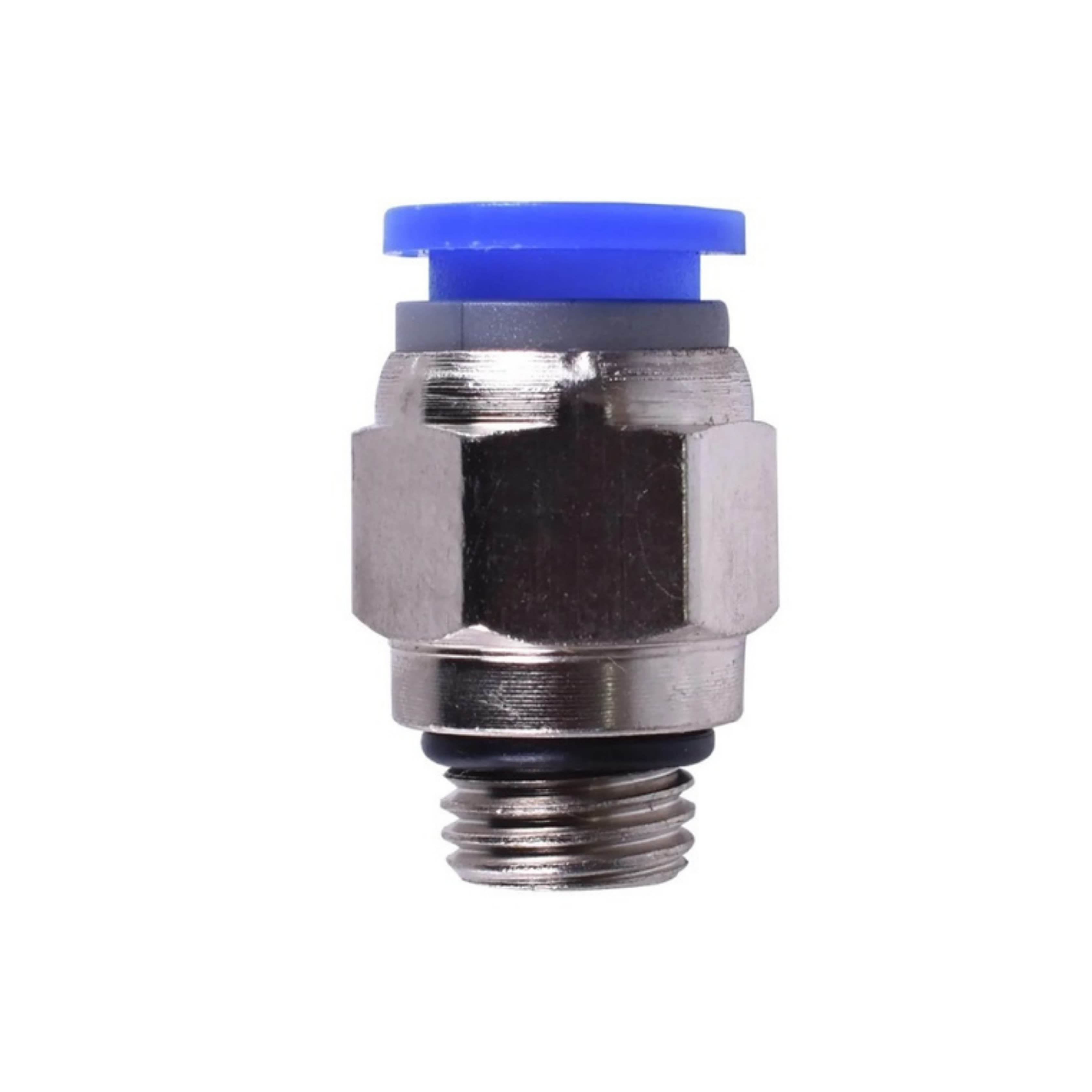 Conexão Reta Pneumática Macho 1/4 Bsp